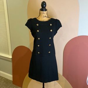 Juicy Couture Quilted Dress with gold Buttons